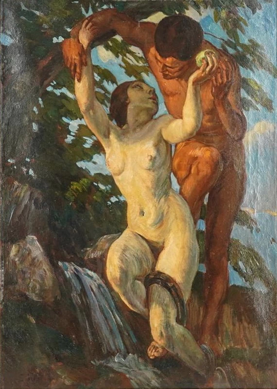  8-Ettore Tito-Adamo ed Eva 